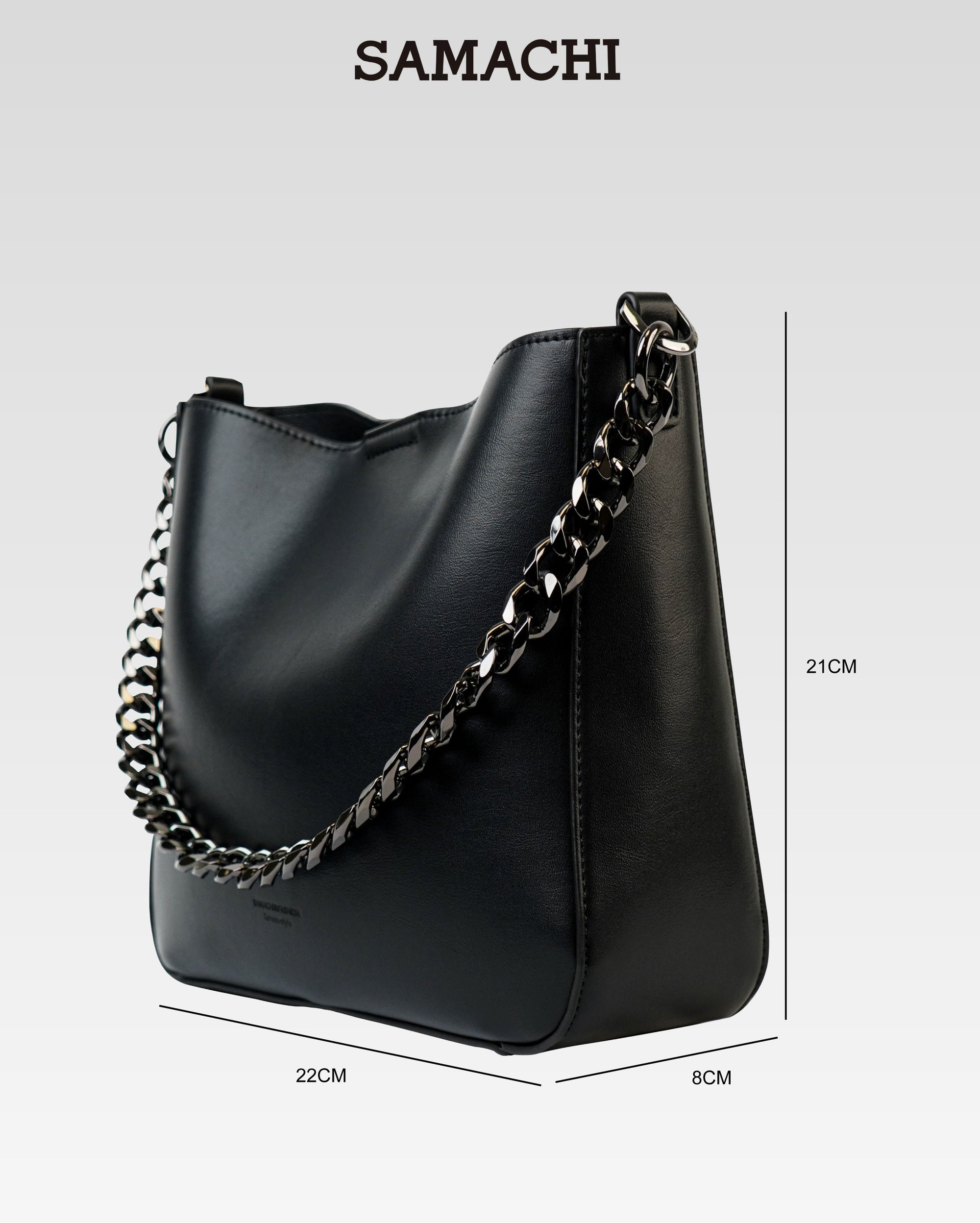 SAMACHI Minimalist Bucket Bag