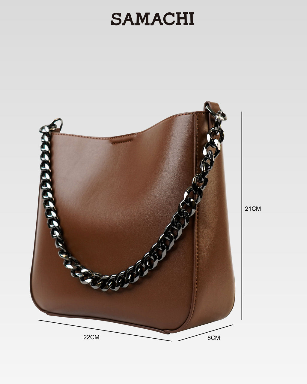 SAMACHI Minimalist Bucket Bag