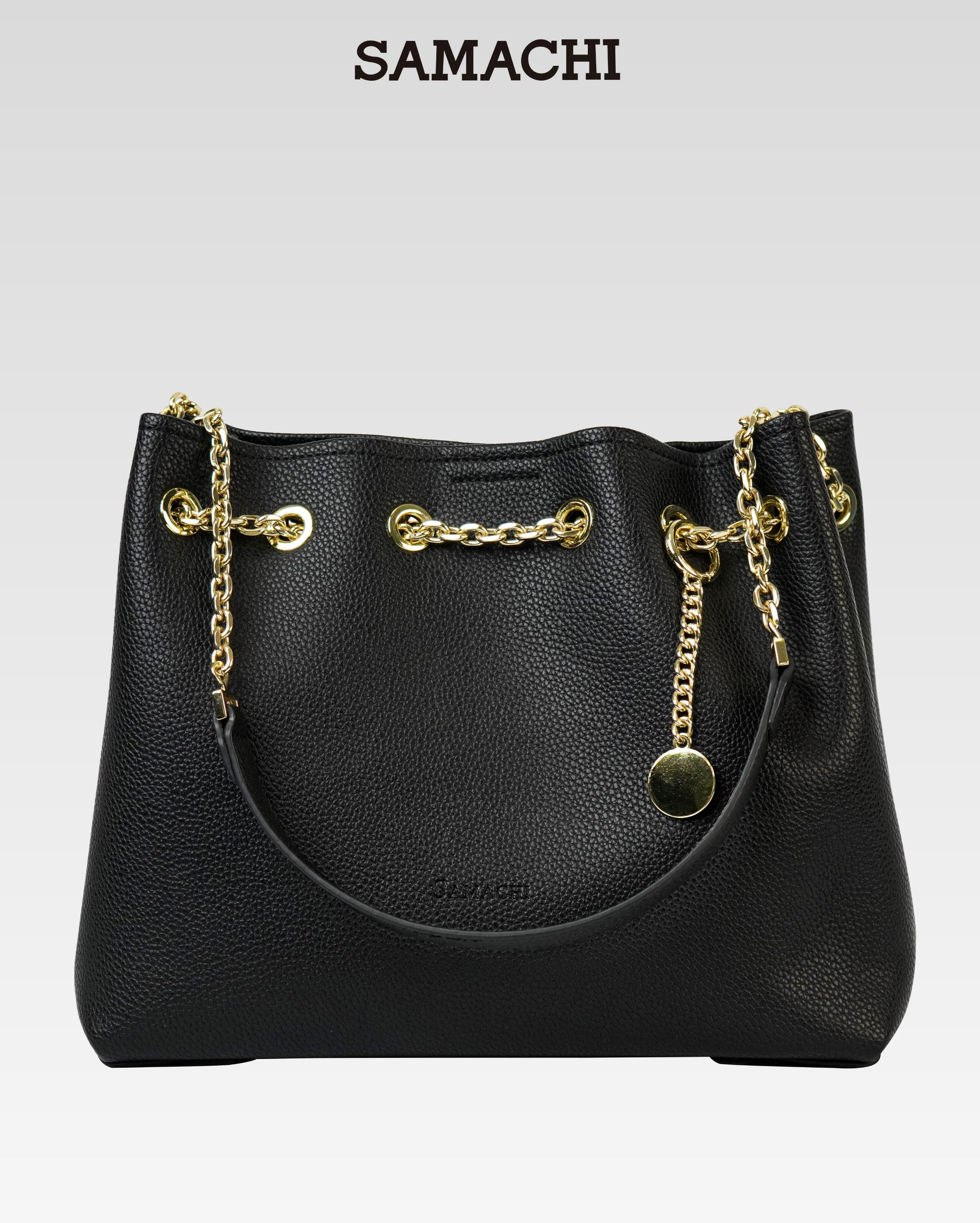 SAMACHI Shoulder Bucket Bag