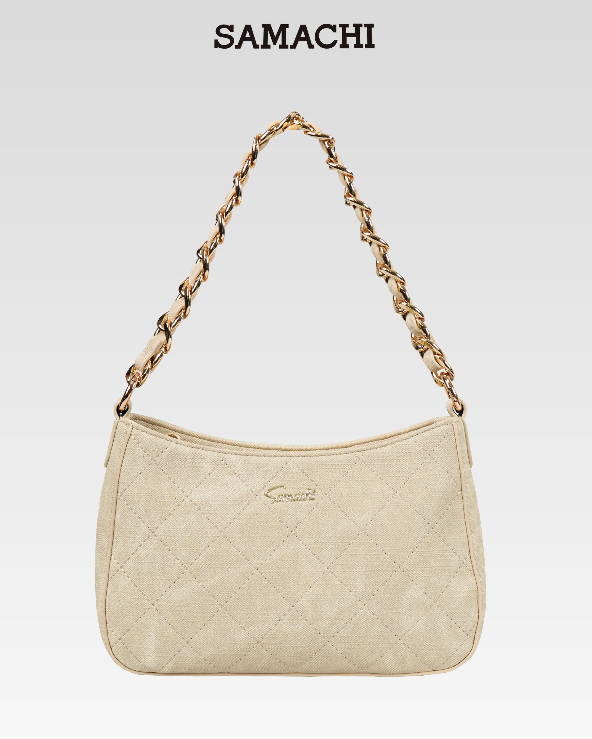 SAMACHI Quilted Chain Bag