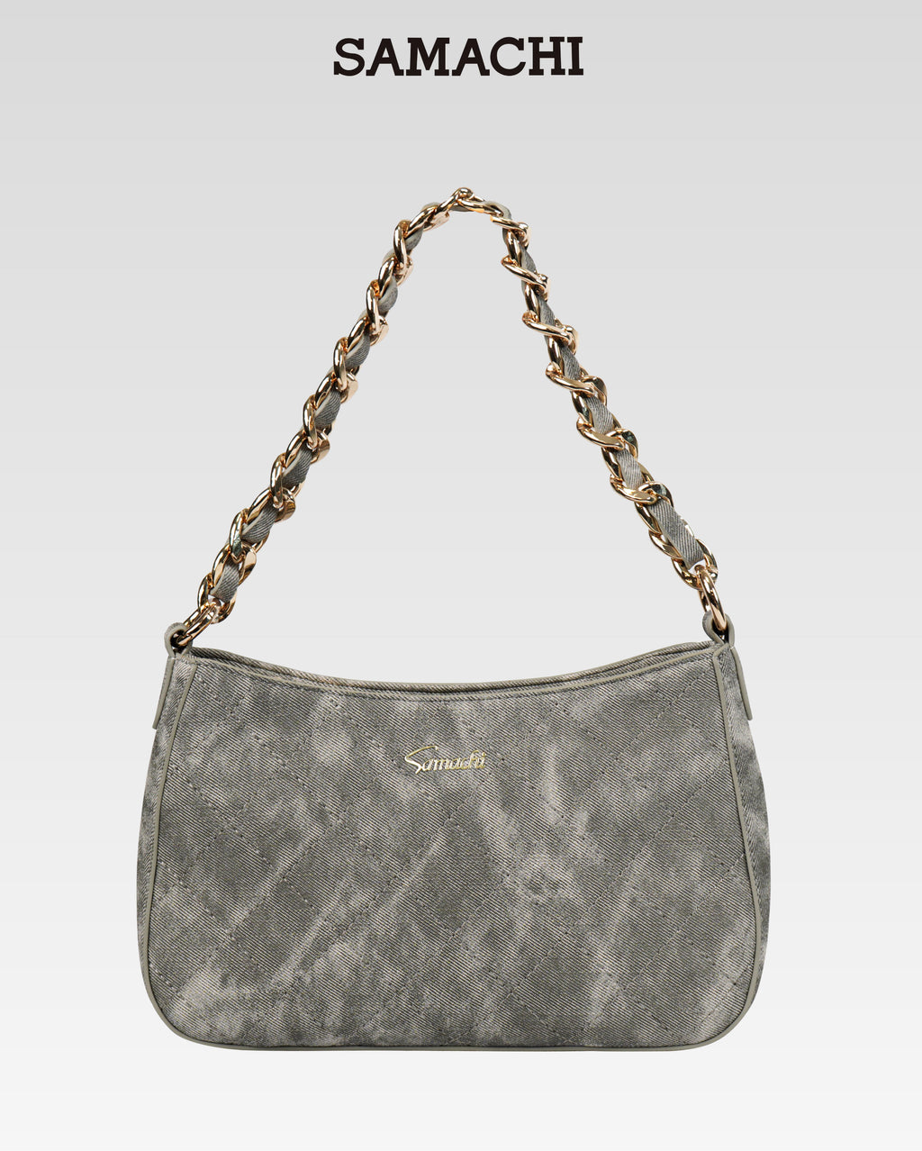SAMACHI Quilted Chain Bag