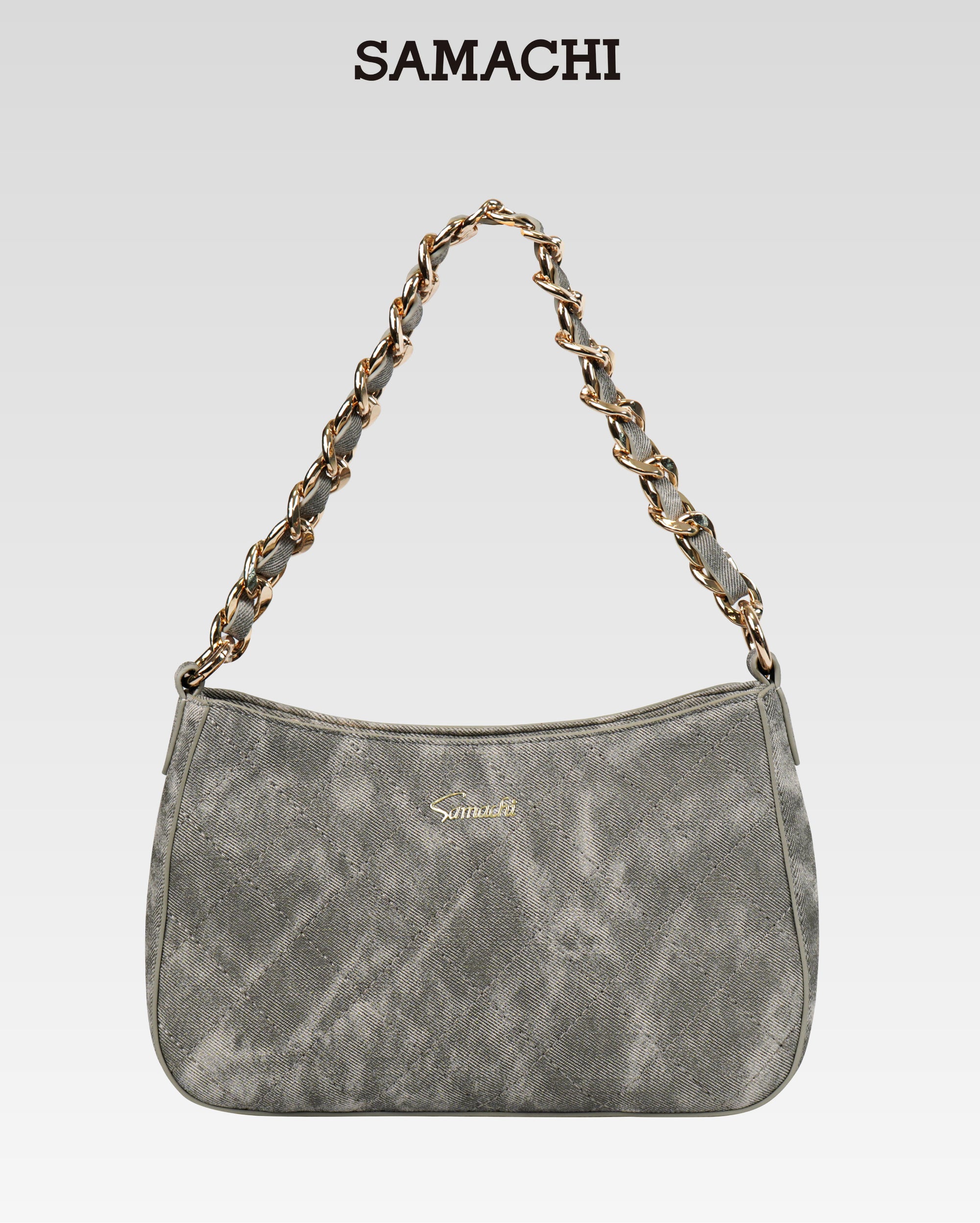 SAMACHI Quilted Chain Bag