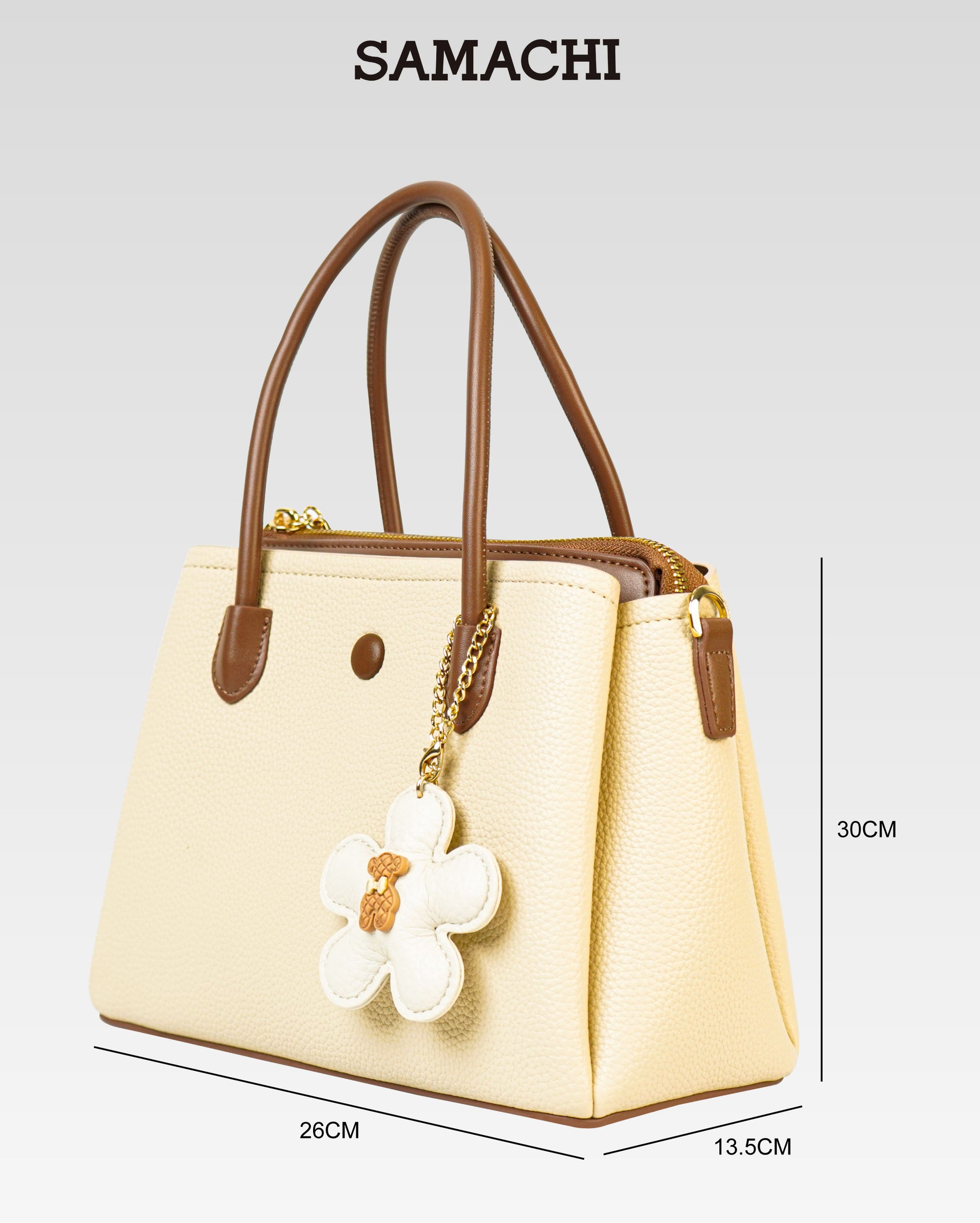 SAMACHI Soft Leather Handbag