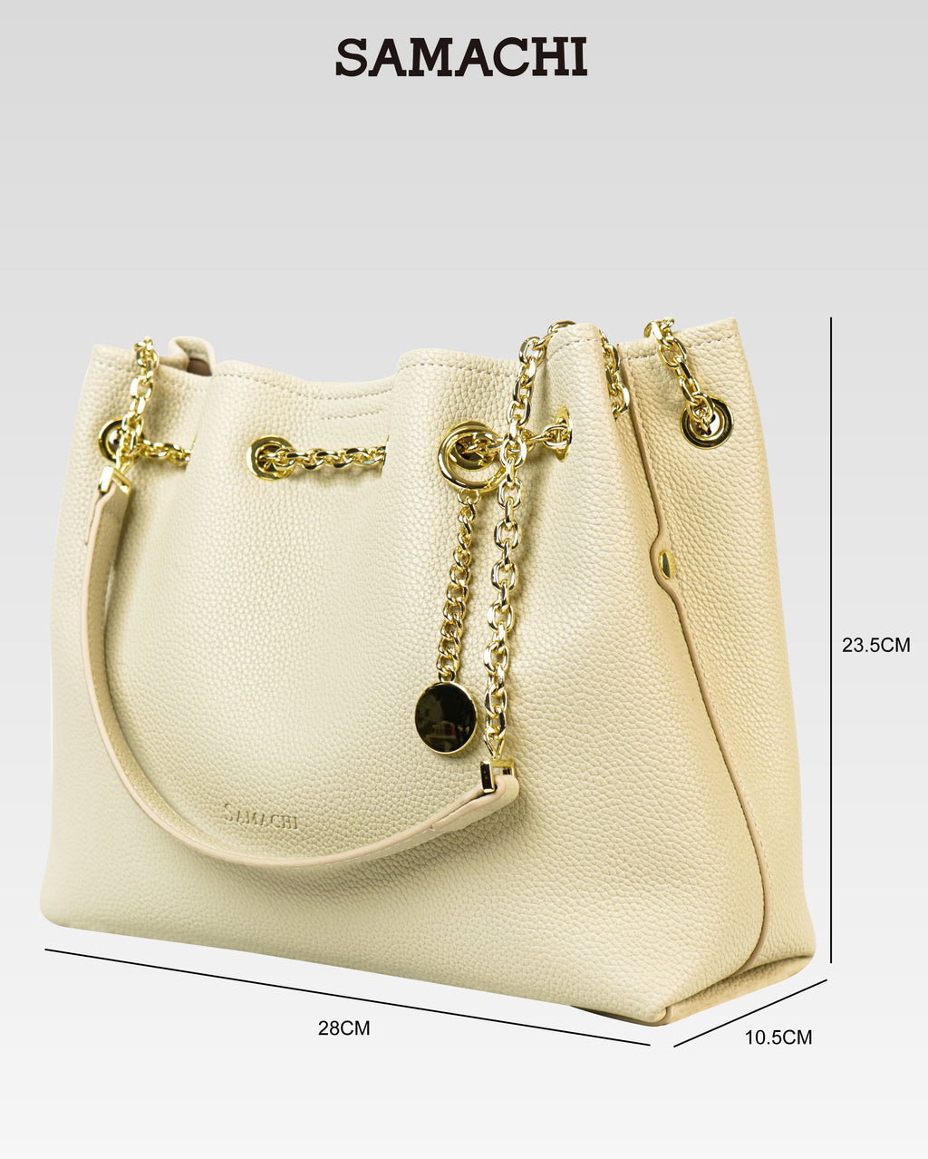 SAMACHI Shoulder Bucket Bag