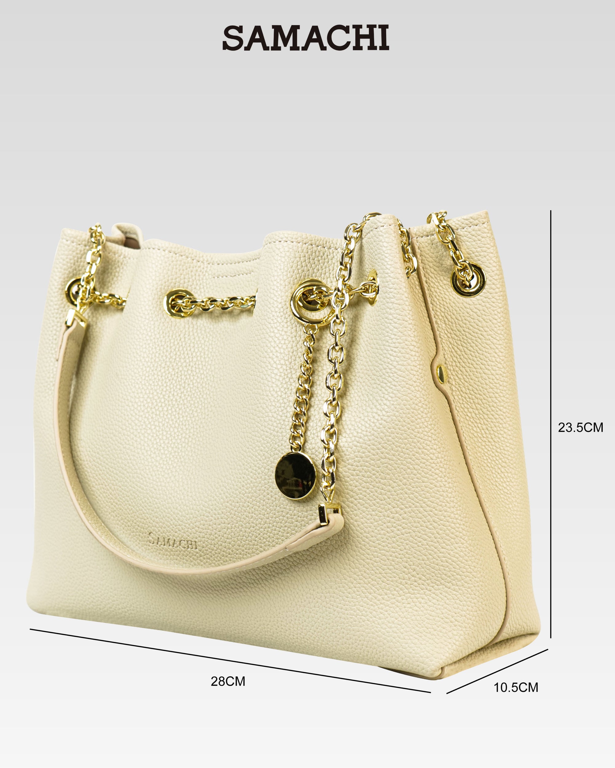 SAMACHI Shoulder Bucket Bag