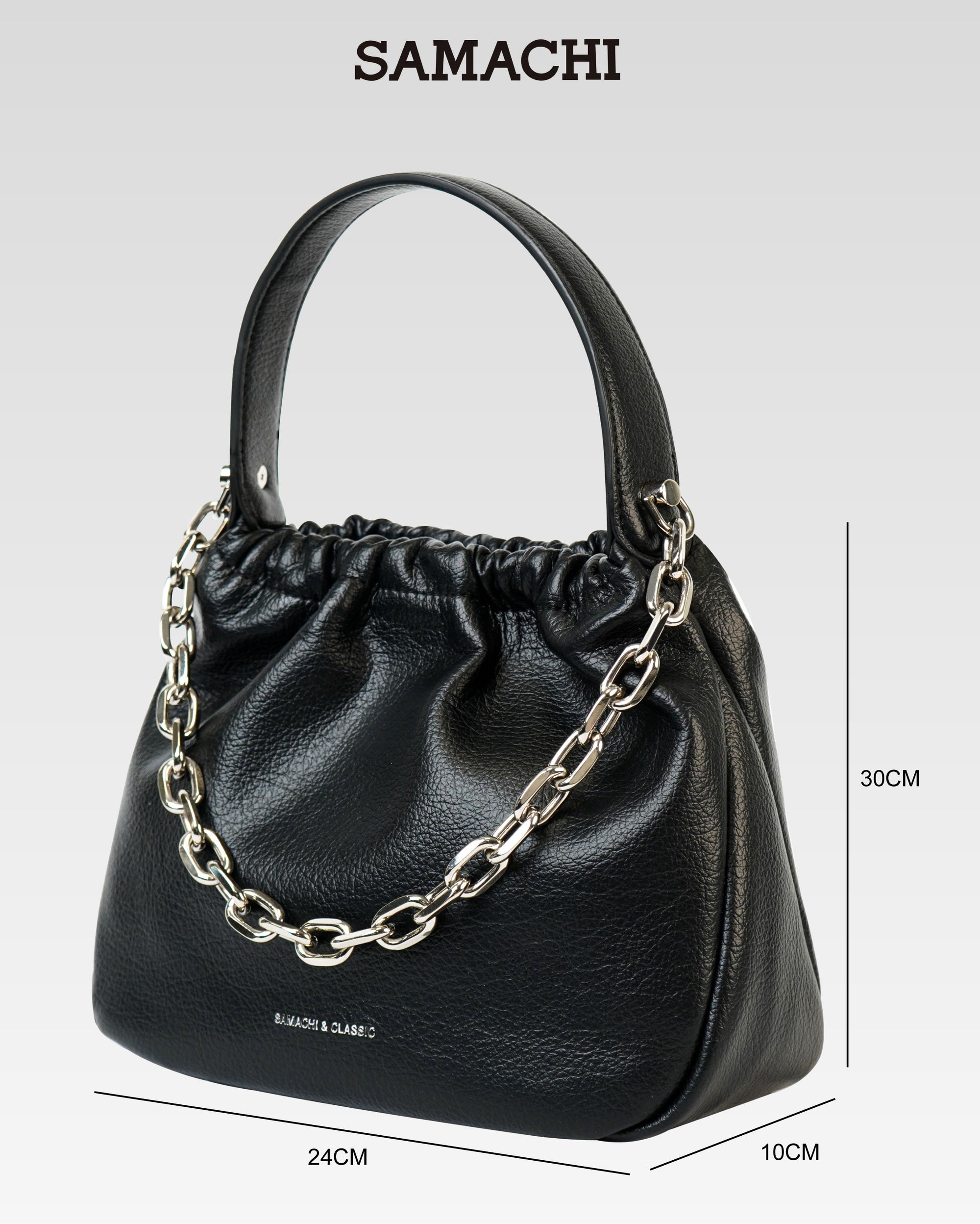 SAMACHI Handheld Bucket Bag