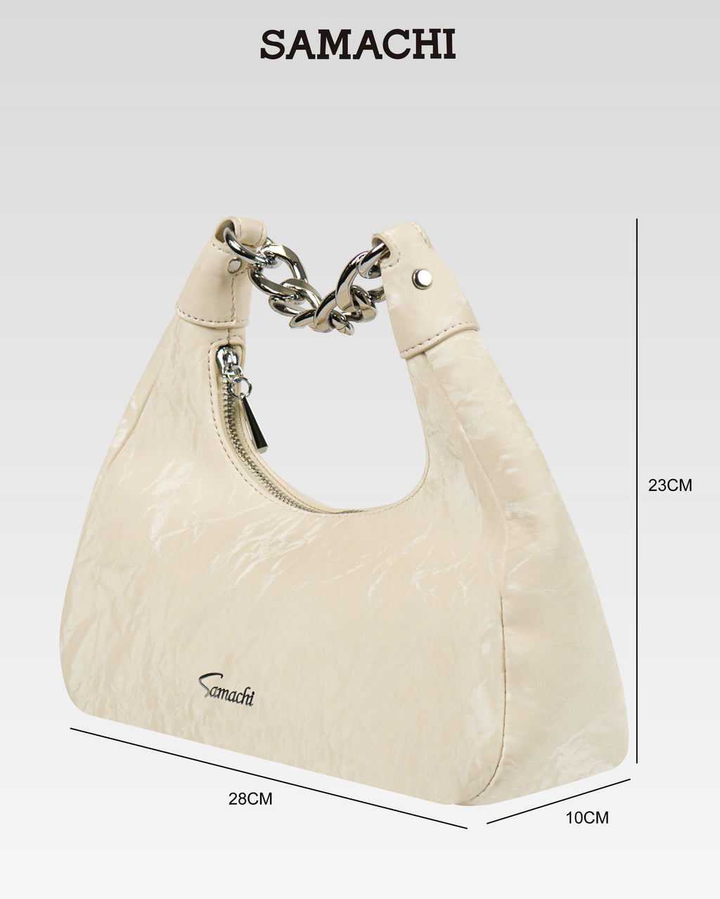 SAMACHI Handheld Crescent Bag